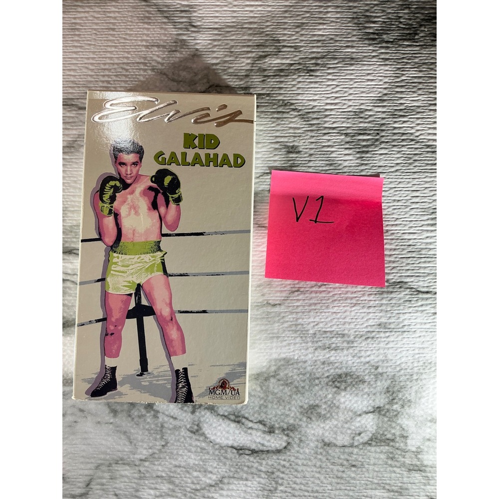 Elvis Kid Galahad VHS Tape MGM Boxing Movie Elvis‎ Presley Collectible